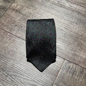Pierre Balmain Black Tie with Purple Accents